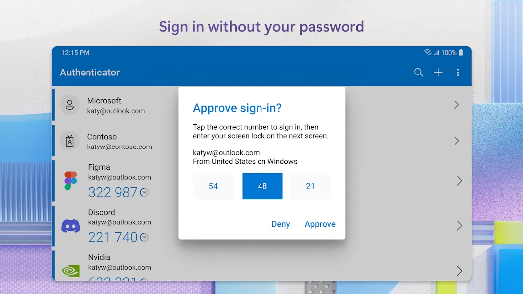 Microsoft Authenticator screenshot 13
