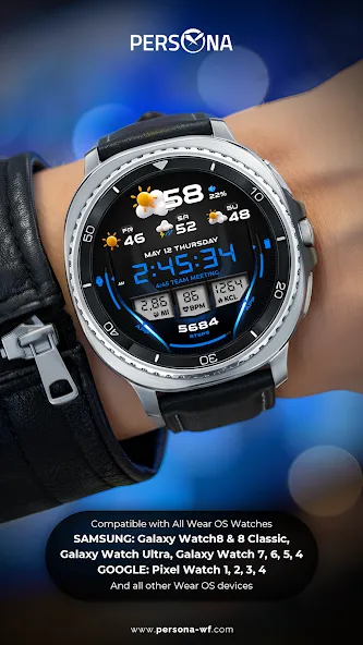 PER60 Extreme Watch Face screenshot 5