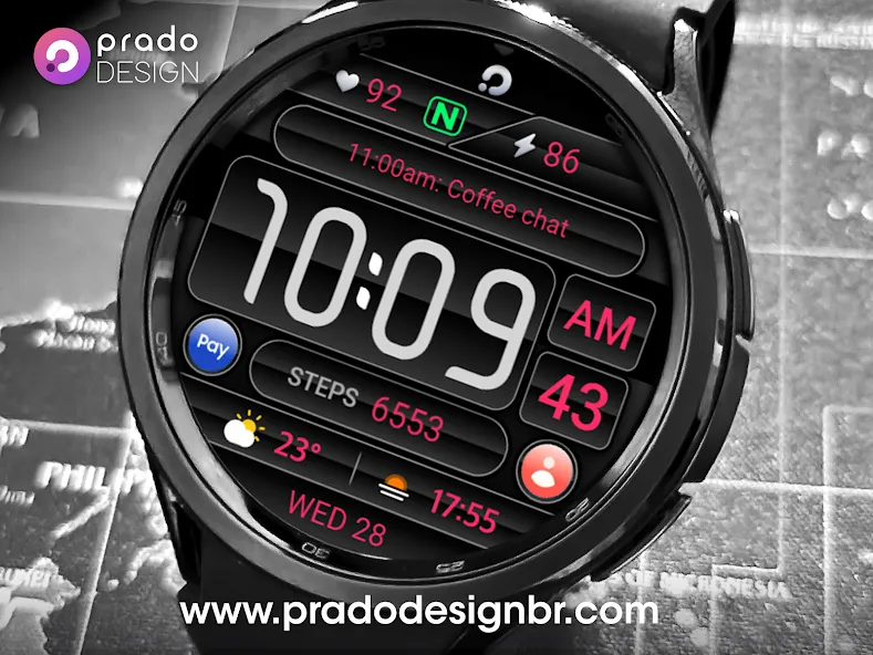 PRADO 61 Digital Watch Face screenshot 7