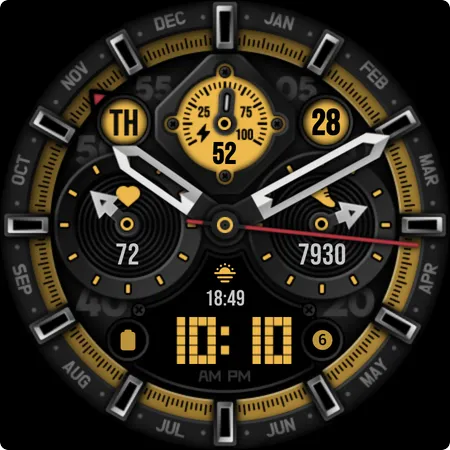 Hybrid power: Watch Face screenshot 8