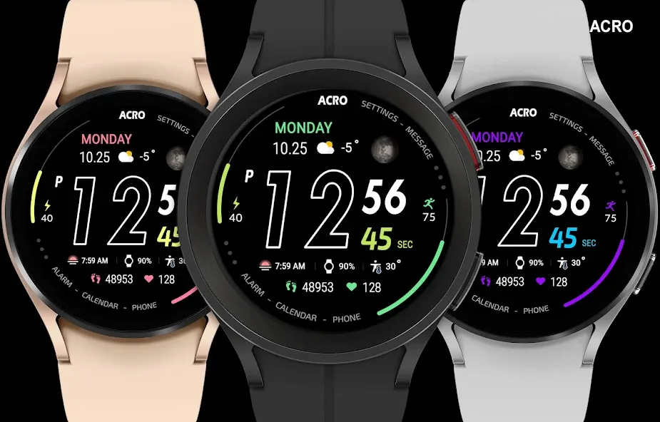 ACRO Sport Run2 Watchface screenshot 8