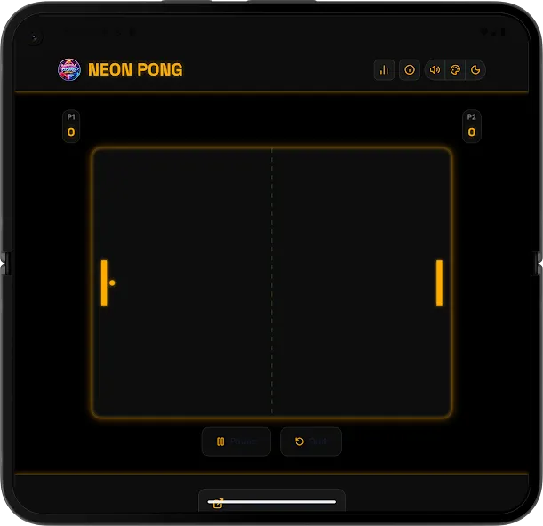 Neon Pong Master Offline Play screenshot 19