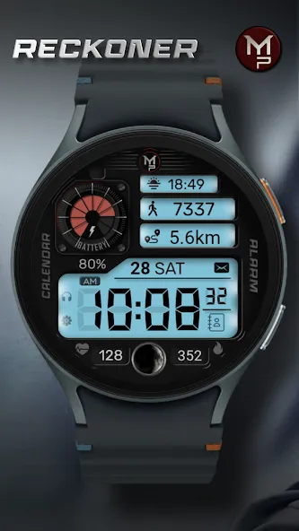 RECKONER - Digital watch face screenshot 2