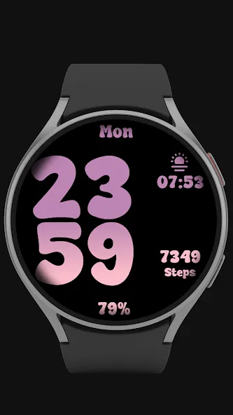 BIG Happy Watch Face screenshot 4