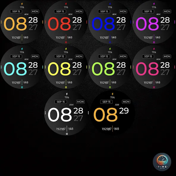 Digital Time Watch Face screenshot 3