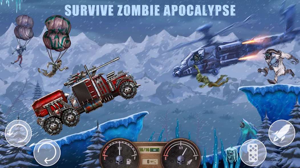 Zombie Hill Racing: Earn Climb screenshot 5
