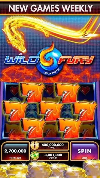 DoubleDown Fort Knox Slot Game screenshot 2