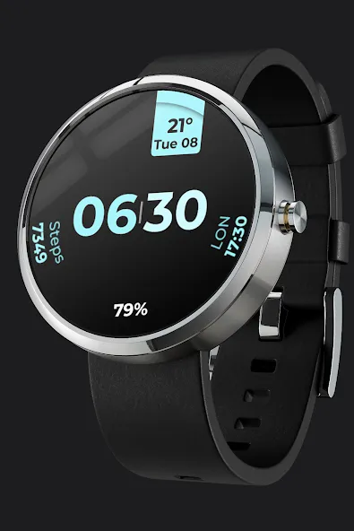CC Clean 15 Watch Face screenshot 2
