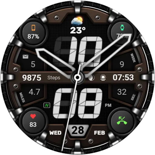 WFP 328 Hybrid watch face screenshot 46