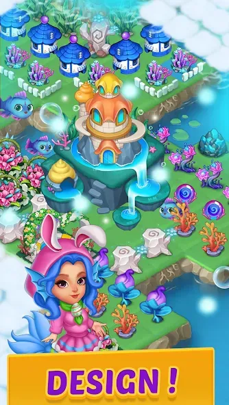 Merge Mermaids-magic puzzles screenshot 5