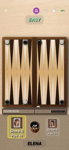 Clean Backgammon Pro screenshot 3
