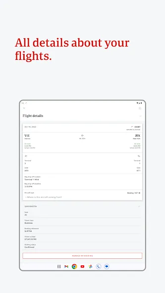 Austrian Airlines screenshot 14