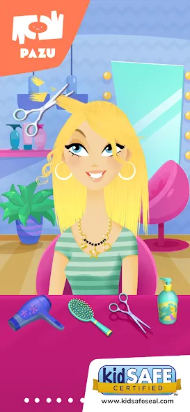 Salão de cabeleireiro meninas screenshot 1