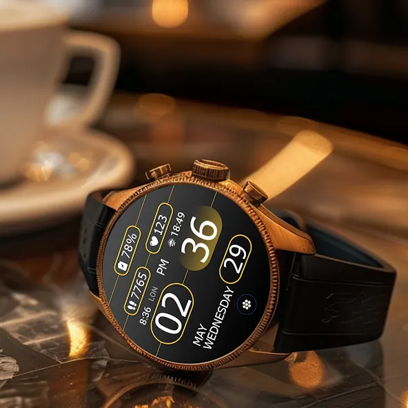 Key WF32 Digital Classic Watch screenshot 4