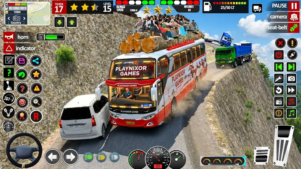 Offroad Bus Driving Impossible screenshot 3