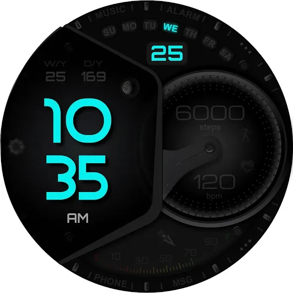 W305 Artistic Watch Face screenshot 31