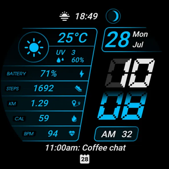 Watch face CNW-45 screenshot 5