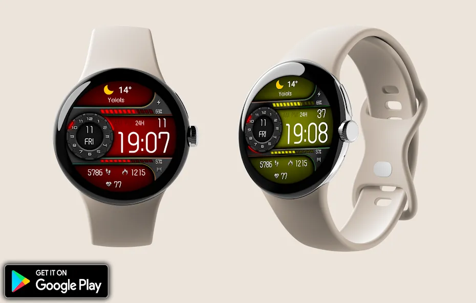 Digital Odaxuwo Watch face screenshot 2