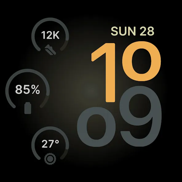 Metropolis Watch Face screenshot 36