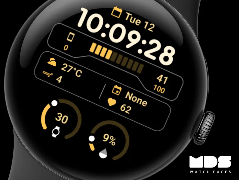 MDS02 Digital Watch Face screenshot 6