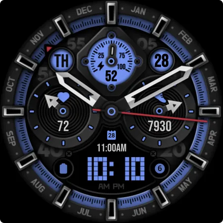 Hybrid power: Watch Face screenshot 10