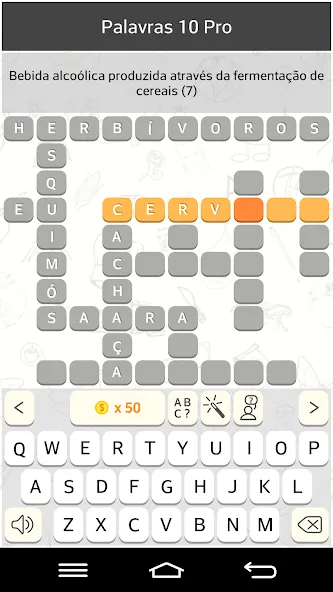 Palavras Cruzadas 10 Pro screenshot 3