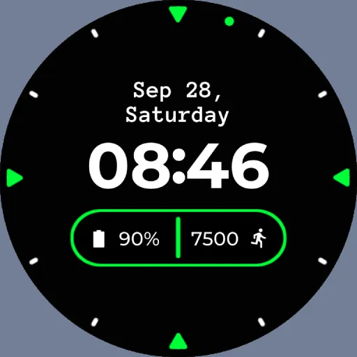 MPW02 Digital Watch Face screenshot 3
