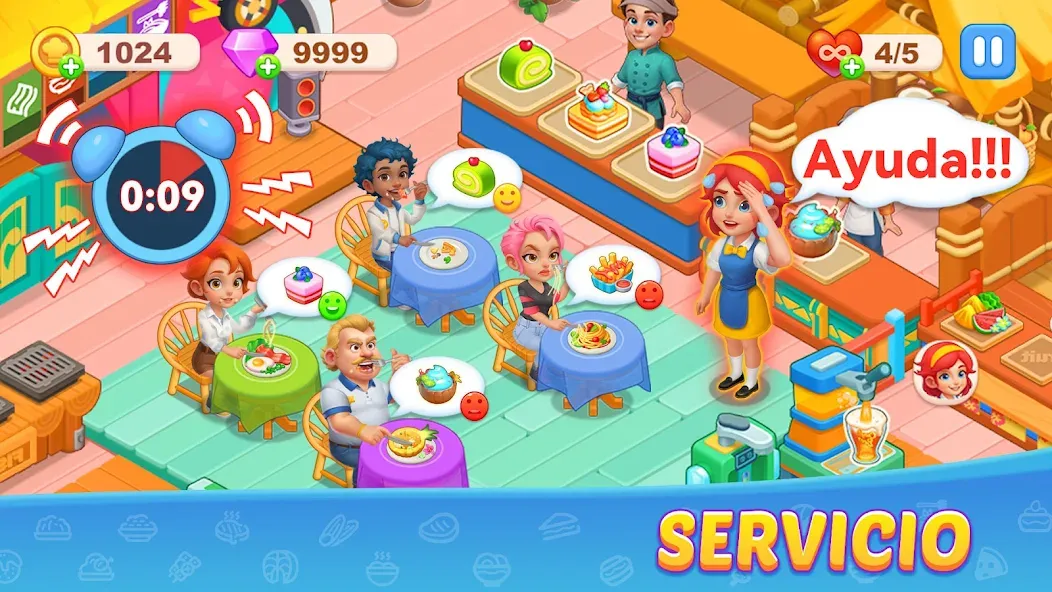 Diner Fever® Juego de Cocina screenshot 1