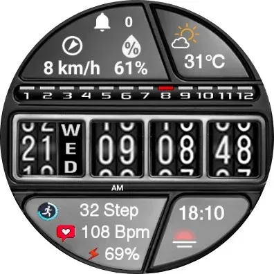 N-SPORT580 Flip Digital Watch screenshot 11