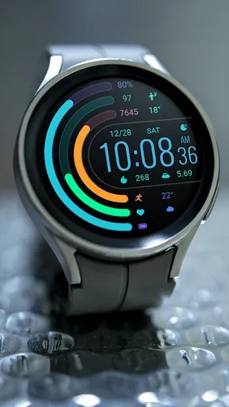 ZKin WatchFace Half Wheel Ring screenshot 5