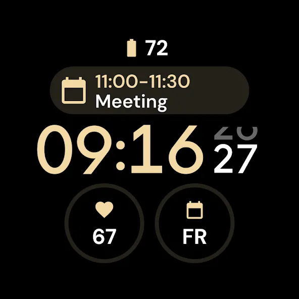 Active - Digital Watch Face screenshot 23