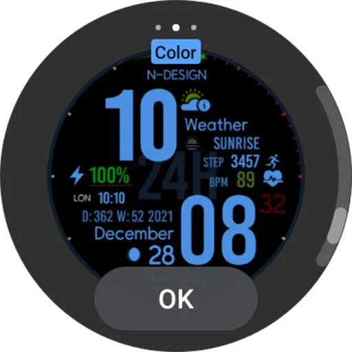 NTV340 - Big Digital Watchface screenshot 23