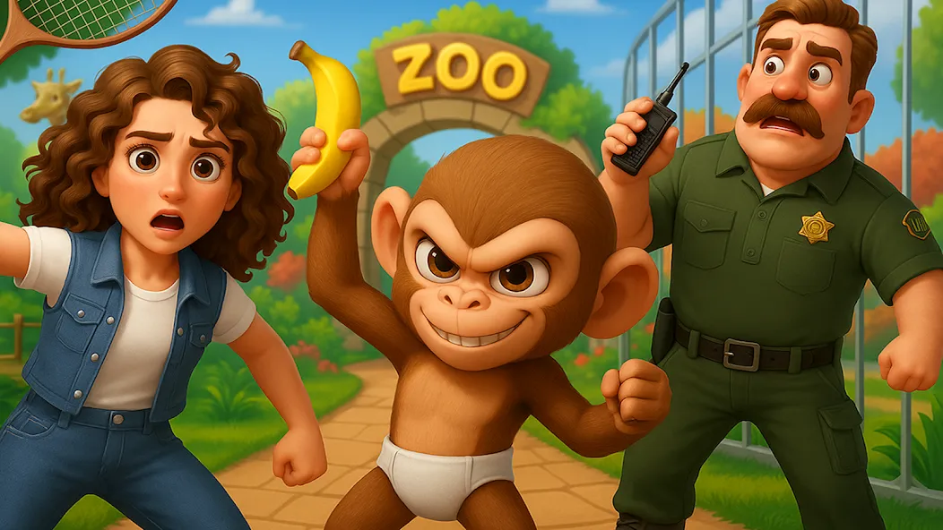 Naughty Monkey Prank Simulator screenshot 13