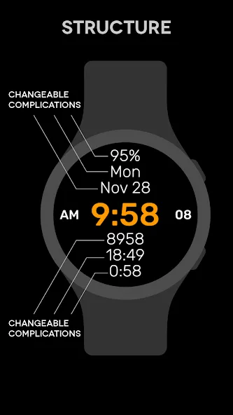 Simple Watch Face screenshot 1