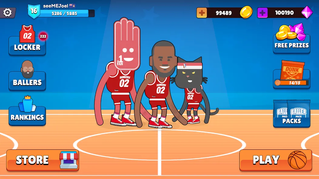 Dunkers 2 screenshot 1