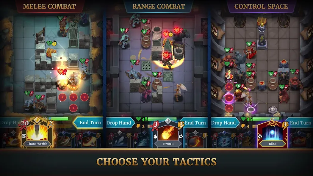 Demon Dungeons - Abyss Tactics screenshot 2