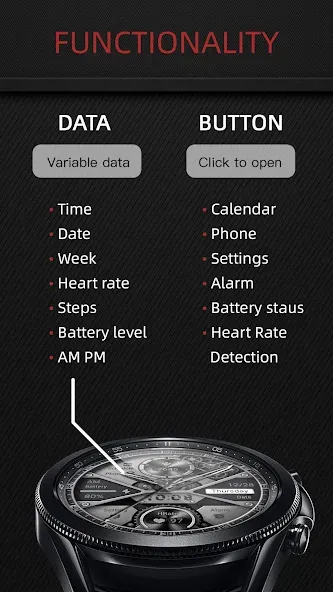 ZKin WatchFace White Machinery screenshot 2