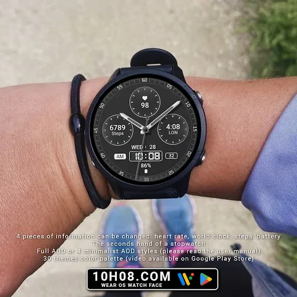 Watch face 10h08.com #126 screenshot 4