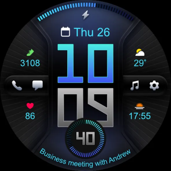 PRADO 78 Digital Watch Face screenshot 10
