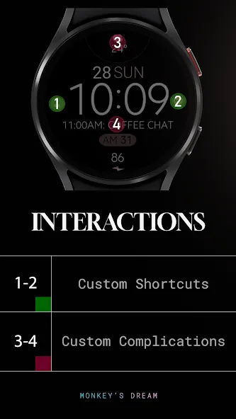 Battery Rose Gold watch face screenshot 8