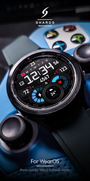 SH007 Watch Face, WearOS watch screenshot 6