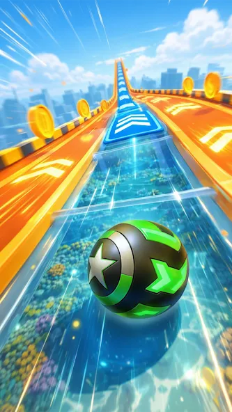 Rolling Ball Race Game 3D screenshot 1