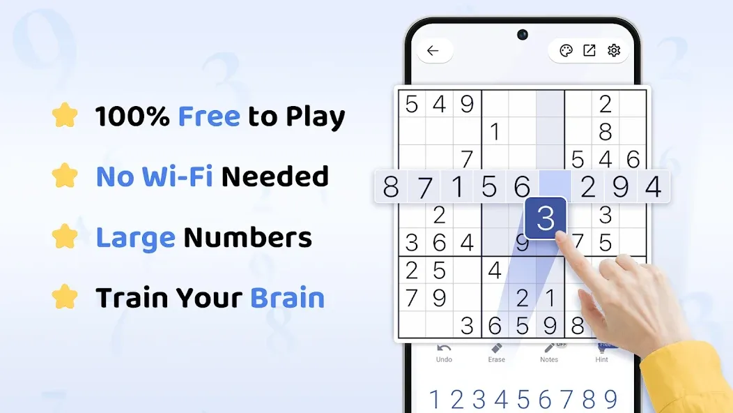 Sudoku - Classic Sudoku Puzzle screenshot 1