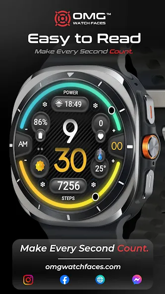OMG 31 Digital Watch Face screenshot 5