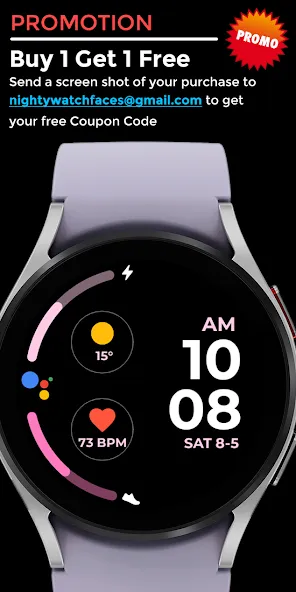 Night 42 - watch face screenshot 5
