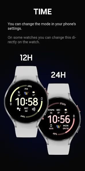 JHW Digital Info v2: Wear OS screenshot 5