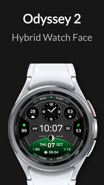 Odyssey 2: Hybrid Watch Face screenshot 4