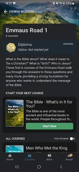 EMMAUS - Bible & Courses screenshot 2