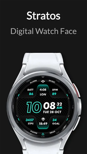 Stratos: Digital Watch Face screenshot 4