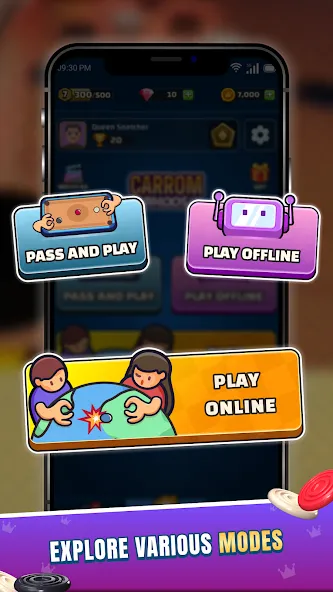 Carrom Board - Disc Pool Game screenshot 1
